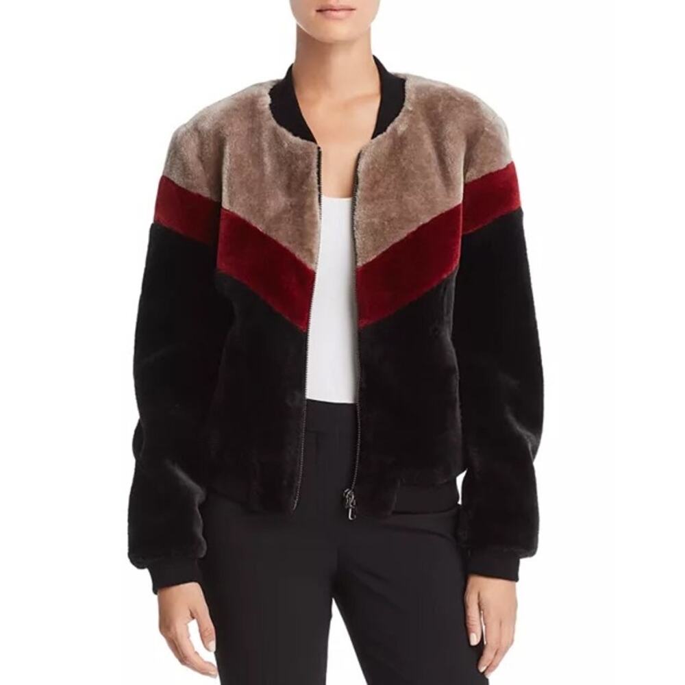 Joie Vesna Faux Fur Bomber Jacket